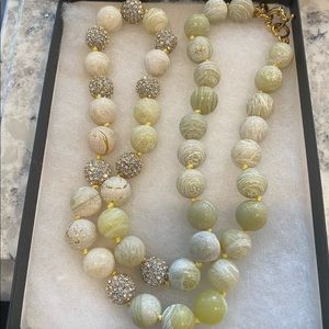 J.Crew Rhinestone beaded necklace